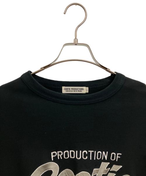 COOTIE PRODUCTIONS（クーティープロダクツ）COOTIE PRODUCTIONS (クーティープロダクツ) Embroidery Sweat Crew ブラック サイズ:Sの古着・服飾アイテム