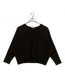 EPOCA（エポカ）の古着「ドルマンスリーブ ニットプルオーバー」｜ブラウン