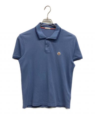モンクレールポロシャツ金タグ 中古・古着通販】MONCLER (モンクレール) ポロシャツ ホワイト サイズ