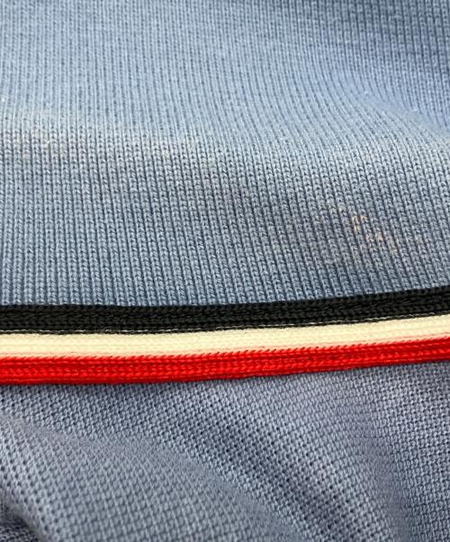 MONCLER（モンクレール）MONCLER (モンクレール) ポロシャツ ブルー サイズ:Sの古着・服飾アイテム