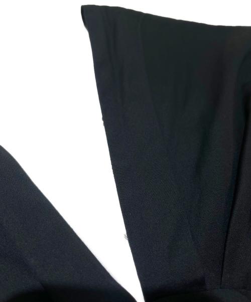 CECILIE BAHNSEN（セシリーバンセン）CECILIE BAHNSEN (セシリーバンセン) Ruffle Gathered Maxi Dress/フリルギャザーロングワンピース ブラック サイズ:UK6/US2の古着・服飾アイテム