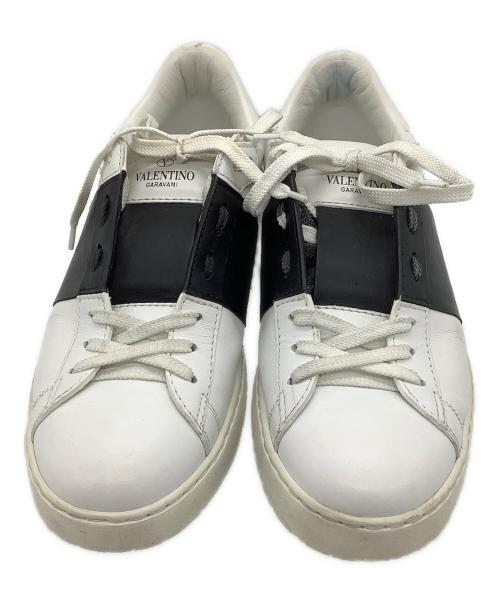 VALENTINO GARAVANI（ヴァレンティノ・ガラヴァーニ）VALENTINO GARAVANI (ヴァレンティノ・ガラヴァーニ) スニーカー ホワイト×ブラック サイズ:39の古着・服飾アイテム