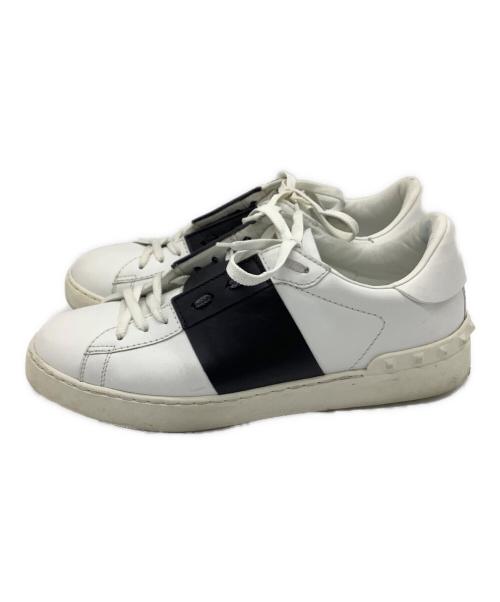 VALENTINO GARAVANI（ヴァレンティノ・ガラヴァーニ）VALENTINO GARAVANI (ヴァレンティノ・ガラヴァーニ) スニーカー ホワイト×ブラック サイズ:39の古着・服飾アイテム