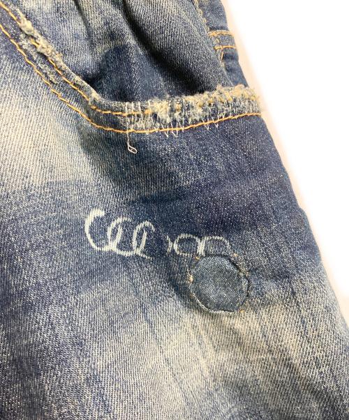 DSQUARED2（ディースクエアード）DSQUARED2 (ディースクエアード) ローロアップダメージ加工デニムパンツ インディゴ サイズ:46の古着・服飾アイテム