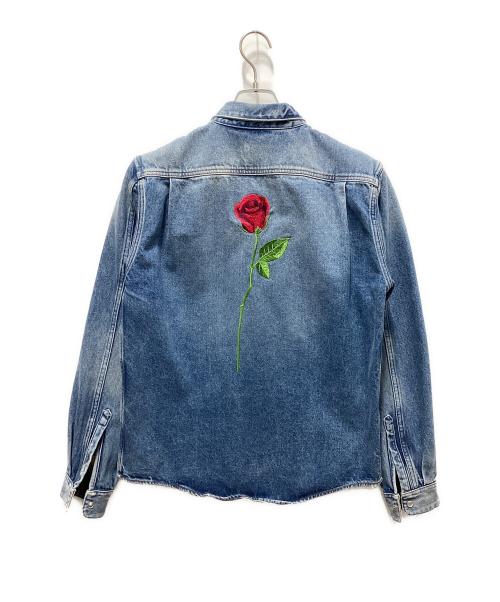 BALENCIAGA（バレンシアガ）BALENCIAGA (バレンシアガ) ローズシュランクシャツ インディゴ サイズ:40の古着・服飾アイテム