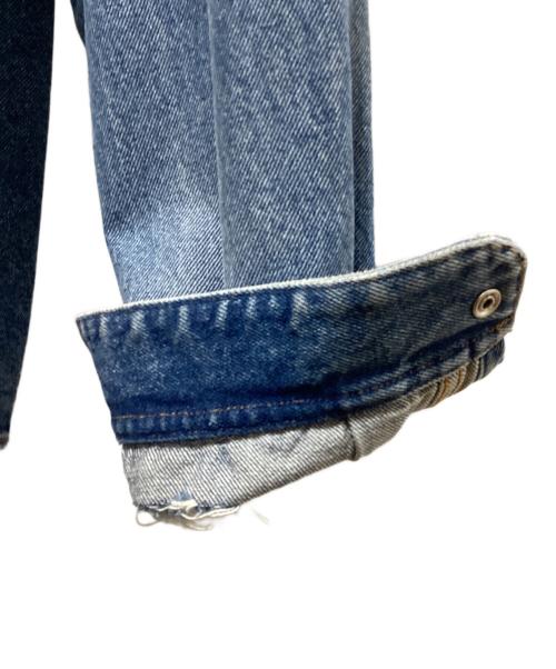 BALENCIAGA（バレンシアガ）BALENCIAGA (バレンシアガ) ローズシュランクシャツ インディゴ サイズ:40の古着・服飾アイテム