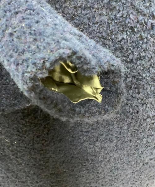 Salvatore Ferragamo（サルヴァトーレ フェラガモ）Salvatore Ferragamo (サルヴァトーレ フェラガモ) アルパカガンチーニコート ネイビー サイズ:XSの古着・服飾アイテム