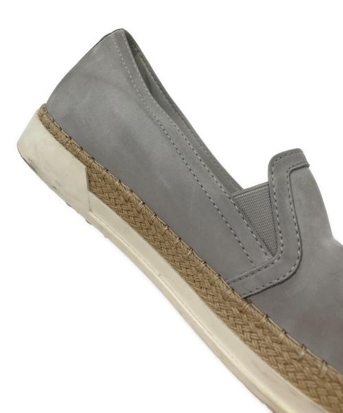 TOD'S（トッズ）TOD'S (トッズ) スエードエスパドリーユスリッポン グレー サイズ:37の古着・服飾アイテム