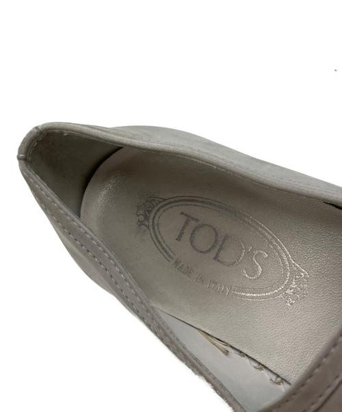 TOD'S（トッズ）TOD'S (トッズ) スエードエスパドリーユスリッポン グレー サイズ:37の古着・服飾アイテム