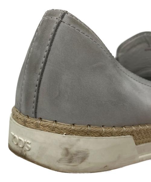 TOD'S（トッズ）TOD'S (トッズ) スエードエスパドリーユスリッポン グレー サイズ:37の古着・服飾アイテム