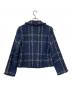 Loulou Willoughby (ルルウィルビー) ラメチェックツイードテーラードジャケット ネイビー サイズ:2 未使用品：15000円