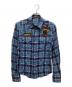 low hurtz（ロウハーツ）の古着「チェックシャツ」｜ブルー