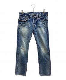 Hysteric Glamour（ヒステリックグラマー）の古着「スタッズデニムパンツ」｜ライトインディゴ