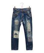 LEE×TMTリー×ティーエムティー）の古着「カスタマイズデニムパンツ」｜ライトインディゴ