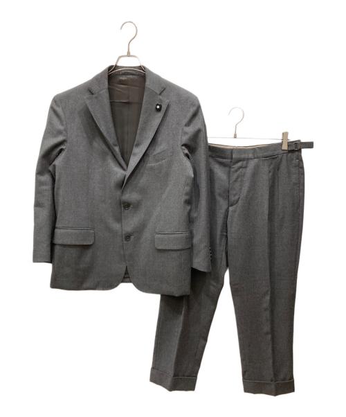 LARDINI（ラルディーニ）LARDINI (ラルディーニ) セットアップスーツ グレー サイズ:SIZE 50の古着・服飾アイテム