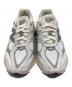 NEW BALANCE (ニューバランス) ローカットスニーカー ホワイト×グレー サイズ:SIZE 27cm：12000円