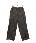 TODAYFULトゥデイフル）の古着「Nylon Track Pants」｜チャコールグレー