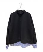 RIM.ARKリムアーク）の古着「Stripe Docking PO」｜ブラック