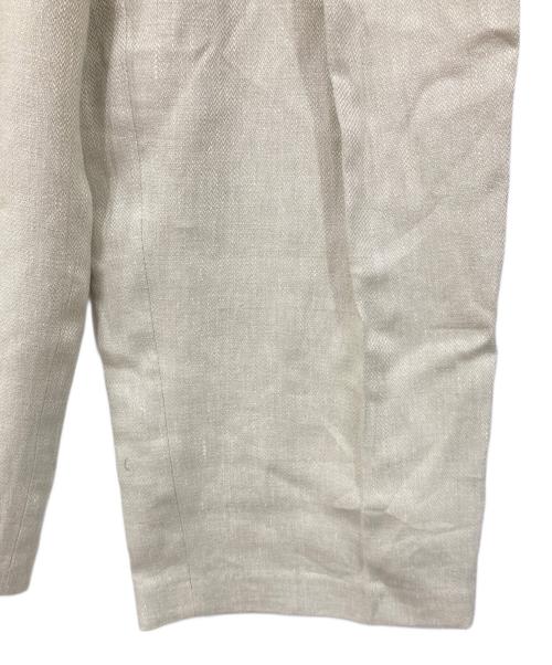 TODAYFUL（トゥデイフル）TODAYFUL (トゥデイフル) Tuck Linen Trousers 黄緑 サイズ:SIZE 36の古着・服飾アイテム