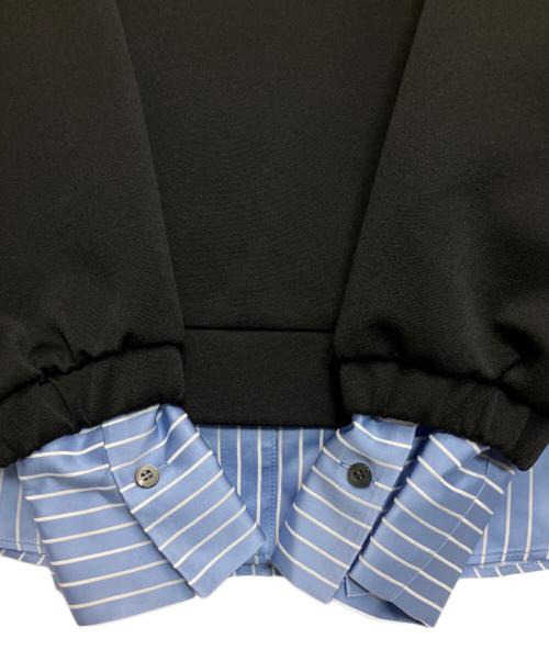 RIM.ARK（リムアーク）RIM.ARK (リムアーク) Stripe Docking PO ブラック サイズ:Freeの古着・服飾アイテム
