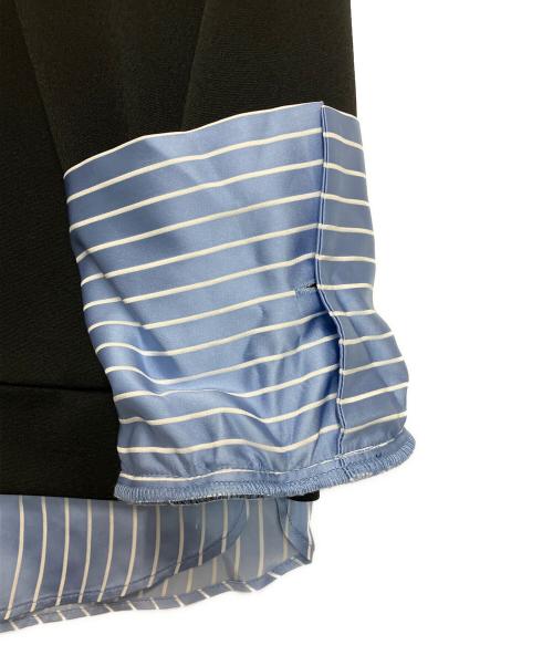 RIM.ARK（リムアーク）RIM.ARK (リムアーク) Stripe Docking PO ブラック サイズ:Freeの古着・服飾アイテム