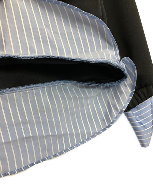 RIM.ARK（リムアーク）RIM.ARK (リムアーク) Stripe Docking PO ブラック サイズ:Freeの古着・服飾アイテム