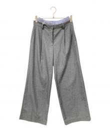 TODAYFUL（トゥデイフル）の古着「Double Waist Trousers」｜グレー