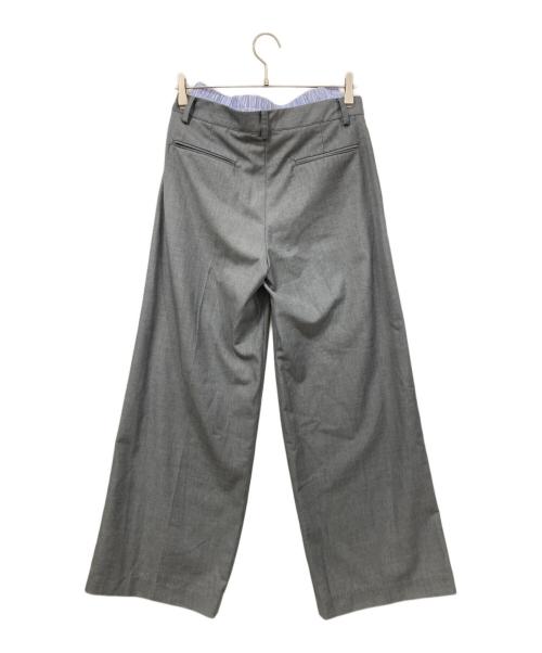 TODAYFUL（トゥデイフル）TODAYFUL (トゥデイフル) Double Waist Trousers グレー サイズ:SIZE 38の古着・服飾アイテム