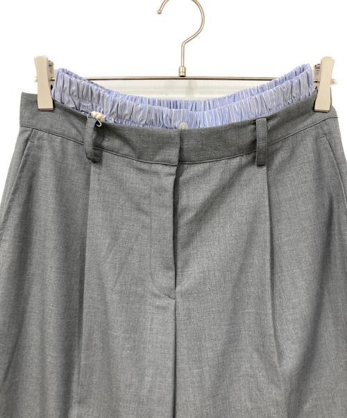 TODAYFUL（トゥデイフル）TODAYFUL (トゥデイフル) Double Waist Trousers グレー サイズ:SIZE 38の古着・服飾アイテム