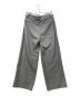 TODAYFUL (トゥデイフル) Double Waist Trousers グレー サイズ:SIZE 38：6000円