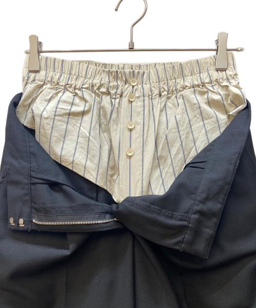TODAYFUL（トゥデイフル）TODAYFUL (トゥデイフル) Double Waist Trousers ブラック サイズ:36 未使用品の古着・服飾アイテム