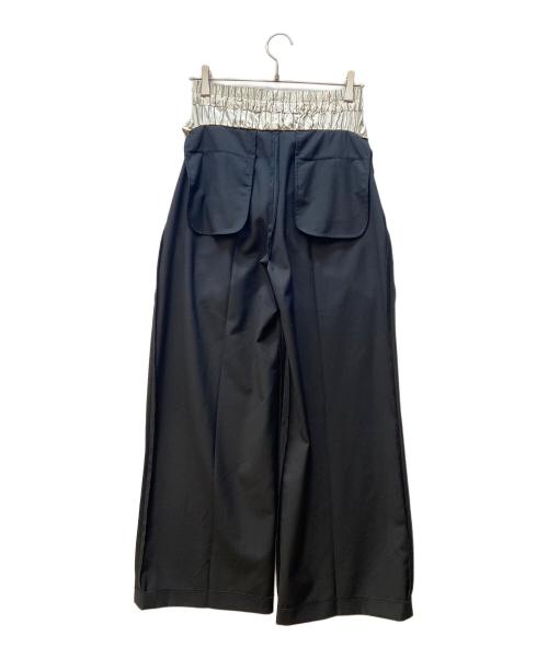 TODAYFUL（トゥデイフル）TODAYFUL (トゥデイフル) Double Waist Trousers ブラック サイズ:36 未使用品の古着・服飾アイテム