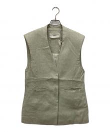 TODAYFUL（トゥデイフル）の古着「Linen Over Vest」｜黄緑