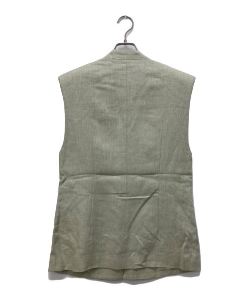 TODAYFUL（トゥデイフル）TODAYFUL (トゥデイフル) Linen Over Vest 黄緑 サイズ:36の古着・服飾アイテム