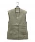 TODAYFUL（トゥデイフル）の古着「Linen Over Vest」｜黄緑