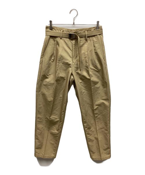 TOGA VIRILIS（トーガ ビリリース）TOGA VIRILIS (トーガ ビリリース) ベルテッド2タックパンツ ベージュ サイズ:44の古着・服飾アイテム