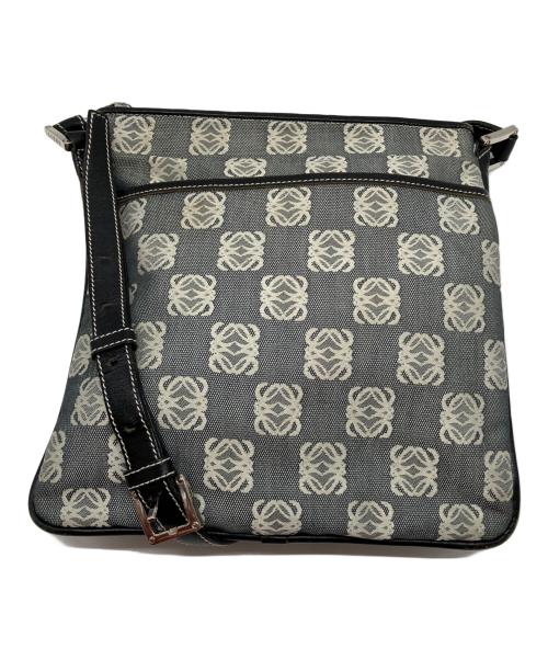 LOEWE（ロエベ）LOEWE (ロエベ) モノグラムショルダーバッグ グレーの古着・服飾アイテム