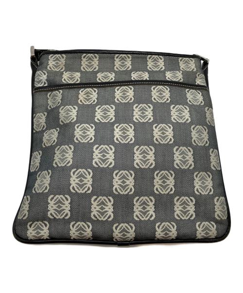 LOEWE（ロエベ）LOEWE (ロエベ) モノグラムショルダーバッグ グレーの古着・服飾アイテム