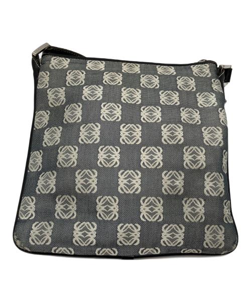 LOEWE（ロエベ）LOEWE (ロエベ) モノグラムショルダーバッグ グレーの古着・服飾アイテム