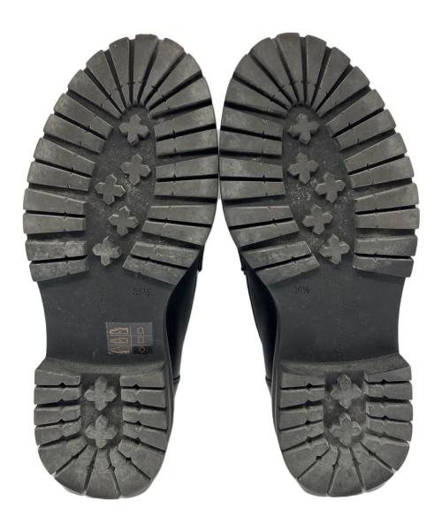 Gianvito Rossi（ジャンヴィト ロッシ）Gianvito Rossi (ジャンヴィト ロッシ) レザーローファー ブラック サイズ:36　1/2の古着・服飾アイテム