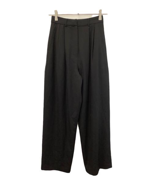CLANE（クラネ）CLANE (クラネ) BASIC TUCK PANTS ブラック 未使用品の古着・服飾アイテム