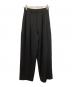 CLANE（クラネ）の古着「BASIC TUCK PANTS」｜ブラック