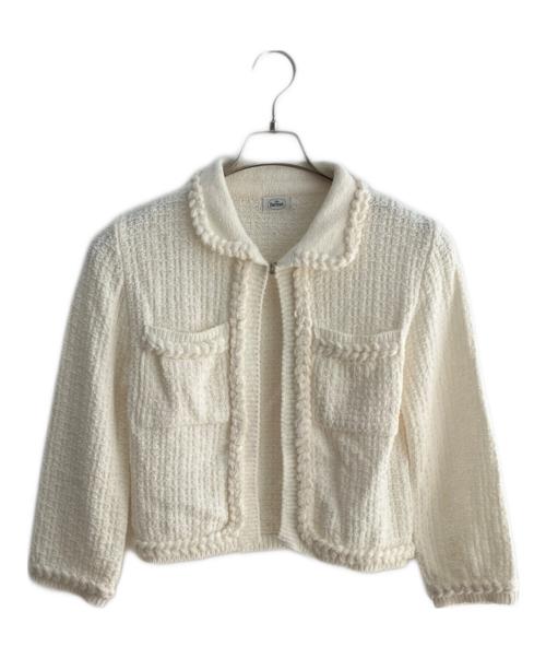 the Barnnet（ザ バーネット）the Barnnet (ザ バーネット) Vanessa Cotton Boucle Cardigan アイボリー サイズ:FREEの古着・服飾アイテム
