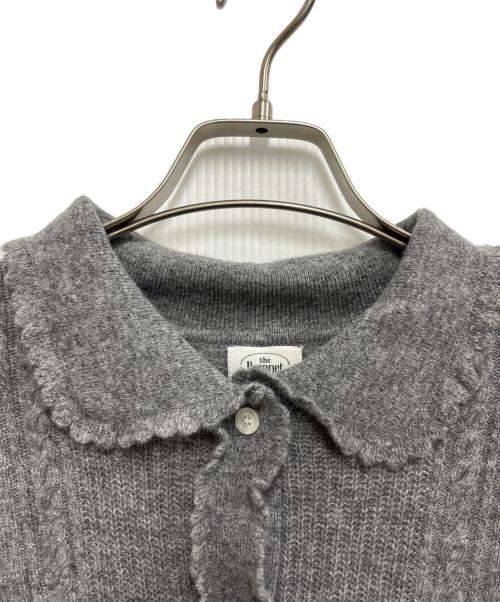 the Barnnet（ザ バーネット）the Barnnet (ザ バーネット) Cady Heron Scallop Knit Cardigan グレー サイズ:Sの古着・服飾アイテム