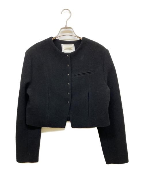 overdue flair（オーバーデュー フレア）overdue flair (オーバーデュー フレア) SNAPPED TWEED JACKET ブラック サイズ:Freeの古着・服飾アイテム