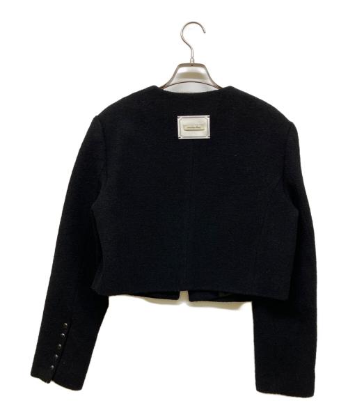 overdue flair（オーバーデュー フレア）overdue flair (オーバーデュー フレア) SNAPPED TWEED JACKET ブラック サイズ:Freeの古着・服飾アイテム