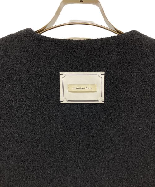 overdue flair（オーバーデュー フレア）overdue flair (オーバーデュー フレア) SNAPPED TWEED JACKET ブラック サイズ:Freeの古着・服飾アイテム