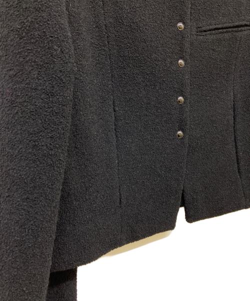 overdue flair（オーバーデュー フレア）overdue flair (オーバーデュー フレア) SNAPPED TWEED JACKET ブラック サイズ:Freeの古着・服飾アイテム