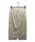 overdue flair (オーバーデュー フレア) JACQUARD PENCIL SKIRT アイボリー サイズ:S：7000円