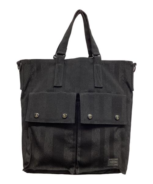 PORTER（ポーター）PORTER (ポーター) 2WAY TOTE BAG ブラックの古着・服飾アイテム